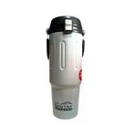 Shotay St-8168 Çift Kullanım Pipetli/Rahat İçim Gri 900Ml Çelik Termos