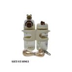 Shotay ST-8903 330ML+450ML Çift Kullanım Pipetli Matara - Beyaz