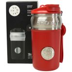Shotay ST-8912 420ML Kırmızı Çelik Termos - Çok Renkli