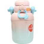Shotay ST-8931 680ml Pipetli Pembe-Mavi Çelik Matara