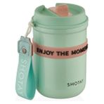 Shotay Strow Coffe Çelik MUG.410 Ml. Yeşil SHT-ST-8136 - Matara