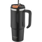 Shotay Travel Çelik Termos Mug 900ML Siyah - 900 ml