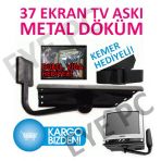Shov 37 Ekran Tuplu Tv Sov 37 Ekran Duvar Askı Sehpası Metal