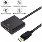 SHOW PRIME Displayport (M) To HDMI (F) Çevirici Adaptör Kablosu Siyah