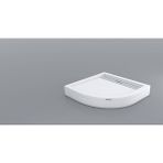 Shower 100 cm x 100 cm Drop Oval Panelli Duş Teknesi