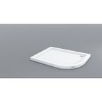 Shower 90x140 Oval Asimetrik Flat Duş Teknesi H:7 Cm