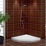 Shower 95x95 cm Oval Flat Duş Teknesi