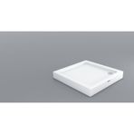 Shower Coral 80x80 cm Monoblok Kare Duş Teknesi