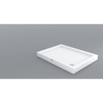 Shower Dikdörtgen Monoblok 90x140 cm Duş Teknesi