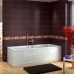 Shower Flibos Oval 150x150 cm Küvet