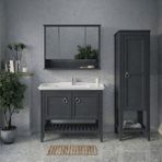 Shower Florya Banyo Dolabı 100 cm - Antrasit