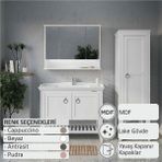 Shower Florya Banyo Dolabı 100 cm - Beyaz