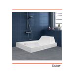 Shower Kare Monoblok 110x110 cm Duş Teknesi