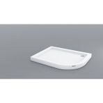 Shower Oval Asimetrik Monoblok 80x110 cm Duş Teknesi