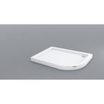 Shower Oval Asimetrik Monoblok 90x130 cm Duş Teknesi