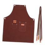 SHOWERORO 1 Bilgisayar Apron Restoran Pişirme Önlüğü Dövme Önlüğü Siyah Berber Önlüğü Kadınlar Için Yelekler Şef Önlükleri Bayan Moda Tulum Bahçıvanlık Perma Boyama Aşçı Pamuk Tuval Aşıklar