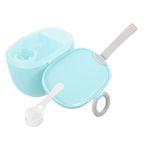 SHOWERORO 1 Bilgisayar bebek maması kutusu süt tozu dağıtıcı formül kabı bebek maması dağıtıcı süt tozu kabı abur cubur konteyner Saklama kutusu süt tozu kutusu pp