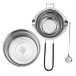 SHOWERORO 1 Set Çikolata Eritme Potu Huni Şeker Toplu Sürahiler Dağıtıcı Şeker Balmumu Seti Çift Çikolata Kalıpları Derin Süt Kazanı Çikolata Eritici Buhar Makinesi Şarap Tereyağı