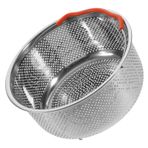 SHOWERORO Ev Kullanımı Buhar Sepeti Pirinç Pişirici Buharlı Pişirici Eki Metal Buharlı Pişirici Rafı Kolay Temizlenir Balık İçin Sağlam