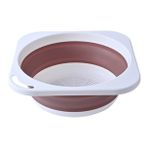 SHOWERORO Katlanır Lavabo Seyahat Yıkama Küveti Sebze Yıkama Leğen Kulplu Lavabo Seyahat Havzası Kase Saç Yıkama Havzası Katlanabilir Lavabo Biberon Lavabo Bebek Tpr Kamp Yapmak Ayak Banyosu