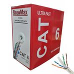 Showmax 23AWG UTP Cat 6 305 mt Gri Network Kablosu