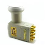Showmax 8 Çıkışlı Sekizli Ultra Hd 4K Uydu Anteni Lnb Elembi-Gold Başlıklı