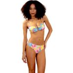 Shra Mayo Straplez Bikini Takımı - Sarı - 42