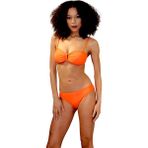 Shra Mayo Straplez Bikini Takımı - Turuncu - Turuncu - 36