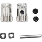 Shuai Yan 1 Takım 3D Yazıcı Mk3 Tahrik Dişli Ekstruder Çift Dişliler Kiti Tahrik Dişlileri Ekstrüzyon Tekerleği Yükseltme Prusa I3 MK2/MK2S/MK2.5 3D Yazıcı