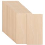 SHUESS 12 adet kontrplak, ahşap plaka, 200 x 100 x 3 mm, el işi için kontrplak 1,5 mm, sunta, el işi, model yapımı, lazer gravür, 5 kurşun kalem, el işi, ahşap gravür, kendin yap modeli
