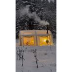 Shufa Glampıng Tekne Şekilli Şişme Çadır 400×350×220 cm – Şeffaf Kapı ve Pencereli