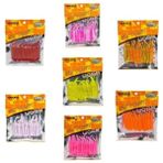 Shufa Sf Fast Worm 5.1cm Lrf Silikon Yem - Fire Tiger