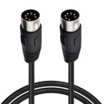 Shuigu 7 Pin DIN Kablosu, Din 7 Pin Erkekten Erkeğe Profesyonel Premium Denetleyici Arayüzü Ses Kablosu, Bang & Olufsen, Naim, Quad Stereo Sistemleri için (1 Metre)