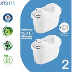 Shuii Pure+ I Su Arıtma Filtresi (2 Adet Filtre) I Shuii Jugg ve Brita Sürahileri ile Uyumlu