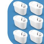 Shuii Purepro Su Arıtma Sürahi Filtresi (6 Adet Filtre ) Jugg ve Brita Maxtra+ Pro ile Uyumlu