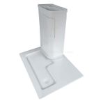 SHUIVAN Karavan Banyo Duş Teknesi, Lavabo ve Dolap Set 110x80cm - Beyaz