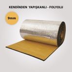 SHUIVAN Pa-Flex Elastomerik Kauçuk 9mm – 24m² Folyolu Yapışkanlı