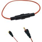Shuivan Shuıvan Cam Sigorta Yuvası Kapaklı Kablolu 5X20MM 12V/24V