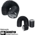 Shuivan Shuıvan Webasto Tipi Isıtıcı 60MM Akordiyon Hava Hortumu 1 Metre