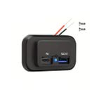 Shuıvan USB Type C Girişi Ikili USB iPhone Şarj Söketi 3.0AH