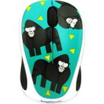 Shuji Logitech M238 Kablosuz Fare Dizüstü Bilgisayar Masaüstü Ev Dünya Kupası Hayranları USB Kablolu Fare Gorilla (Yurt Dışından) - Yeşil
