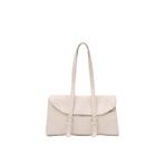 Shule Bag Calvino Vintage Baget Kadın Krem