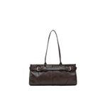 Shule Bag Enyola Vintage Baget Kadın Acı Kahve