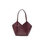 Shule Bag Geza Asimetrik Omuz Kadınsı Bordo