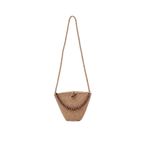 Shule Bag Piccolo Handmade Boncuk Detaylı Hasır Kadın Vizon