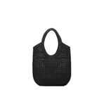 Shule Bag Vicolo Handmade Makrome Tote Kadın Siyah