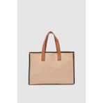 Shule Bags Arc x Large Hasır Kahverengi Tote Bag