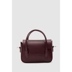 Shule Bags Dimple Retro El ve Çapraz Çanta Bordo