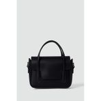Shule Bags Dimple Retro El Ve Çapraz Çanta Siyah Siyah