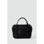 Shule Bags Dimple Retro El ve Çapraz Çanta Siyah